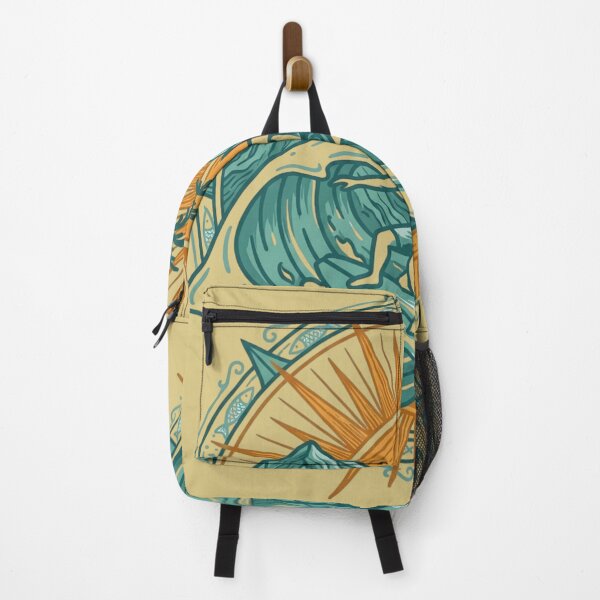 Item preview, Vintage Surf Compass Emblem Retro Wave and Palm Trees Summer Beach Vibe Graphic designed and sold by Clean Print Goods.