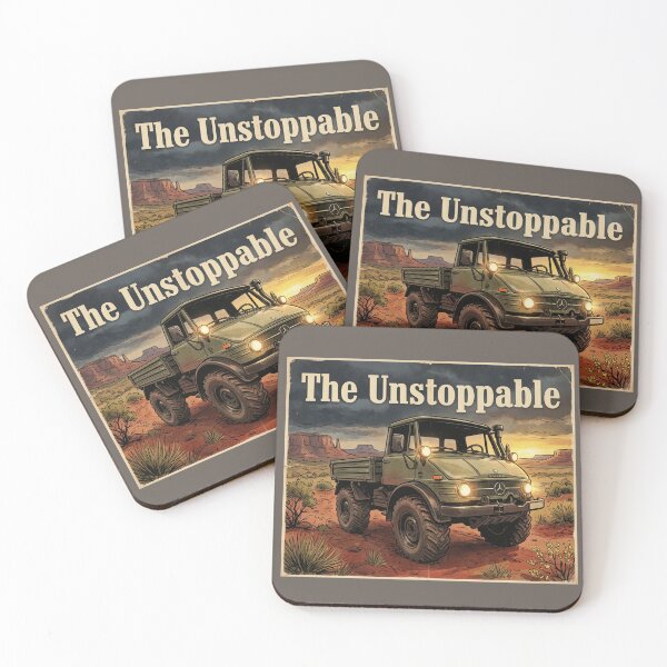 Item preview, Unimog Unstoppable Poster designed and sold by Dimensionality.