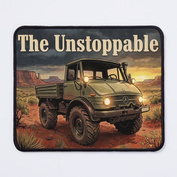 Item preview, Unimog Unstoppable Poster designed and sold by Dimensionality.