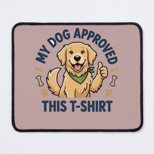 Item preview, Golden Retriever Dog Approved Cute Golden Retriever Funny Dog Lover Gift Thumbs Up Dog Graphic designed and sold by Clean Print Goods.