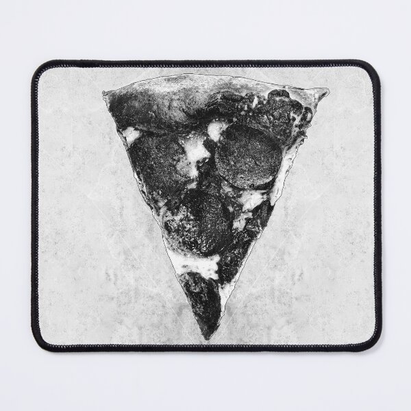 Item preview, Dark Pizza Slice Illustration Gritty Food Art designed and sold by Ghoul Enterprises.