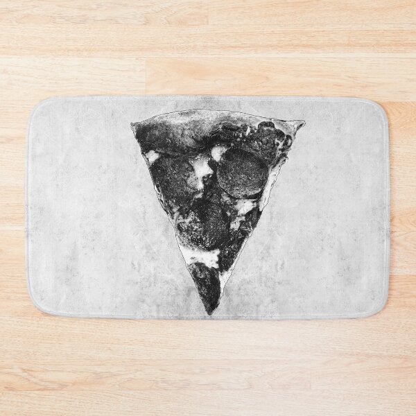 Item preview, Dark Pizza Slice Illustration Gritty Food Art designed and sold by Ghoul Enterprises.