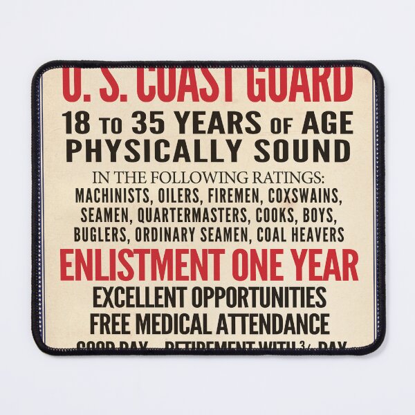 Item preview, Coast Guard Recruiting Poster designed and sold by DauntlessDW.