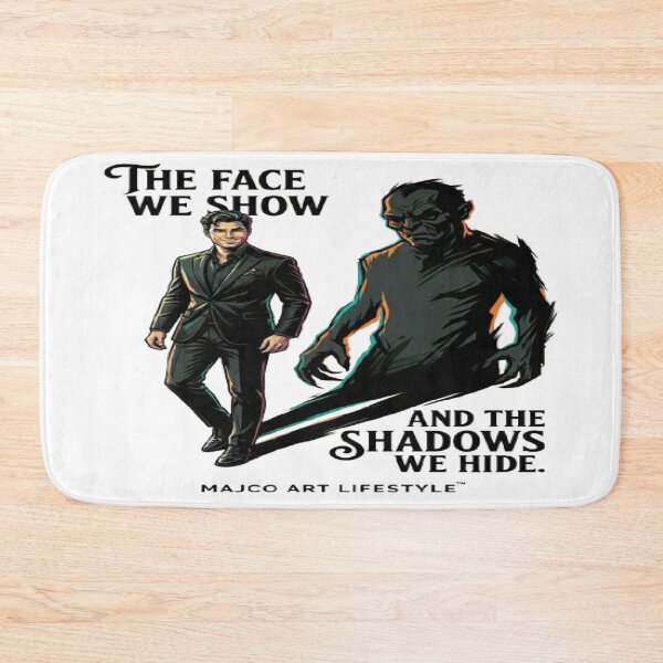 Item preview, The Face We Show, The Shadows We Hide – Dark Psychology & Shadow Self Art designed and sold by MAJCO-ART.