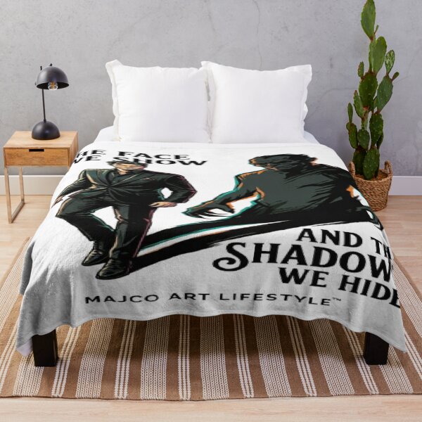 Item preview, The Face We Show, The Shadows We Hide – Dark Psychology & Shadow Self Art designed and sold by MAJCO-ART.