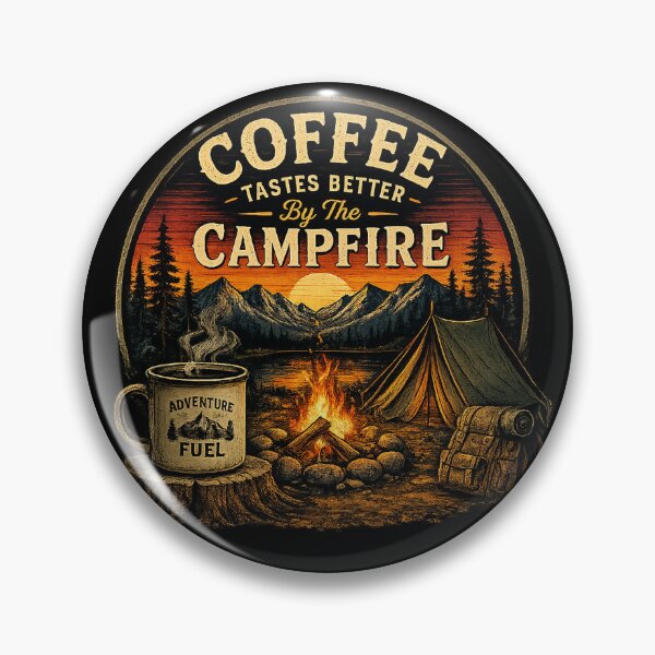 Item preview, Coffee Tastes Better By Campfire designed and sold by RetroPlus.