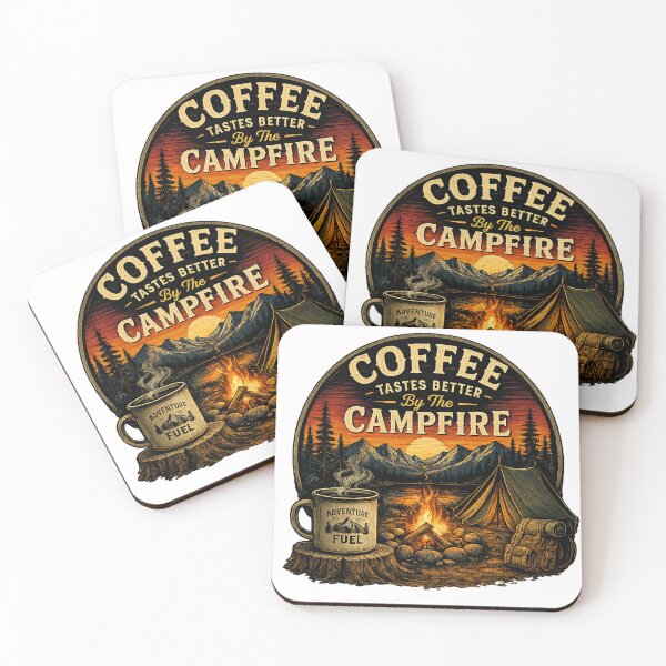 Item preview, Coffee Tastes Better By Campfire designed and sold by RetroPlus.