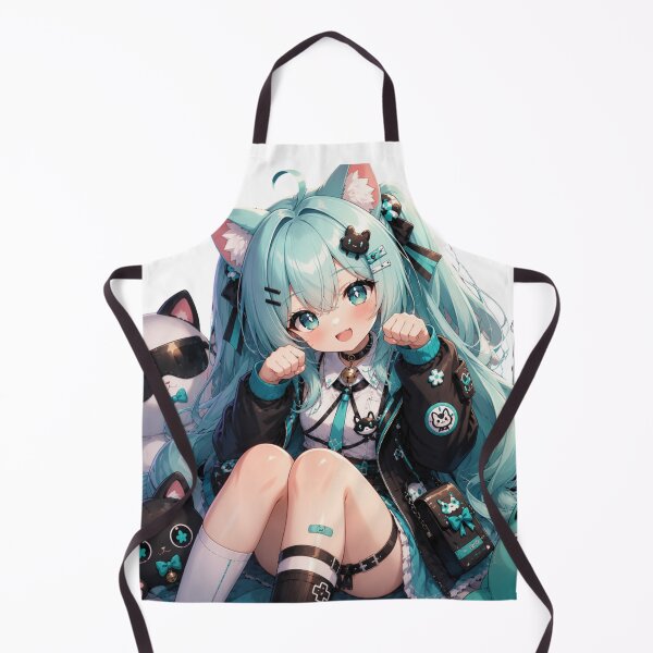 Item preview, Aqua Dreams – Mystical Water Anime Girl Mint NDE style designed and sold by Revyra Design .