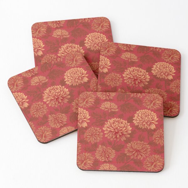 Item preview, Radiant Chrysanthemum Texture - Tropical Flower Pattern  - Housewarming Gift Ideas designed and sold by RoyalStarsPatts.