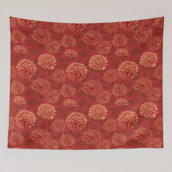 Item preview, Radiant Chrysanthemum Texture - Tropical Flower Pattern  - Housewarming Gift Ideas designed and sold by RoyalStarsPatts.