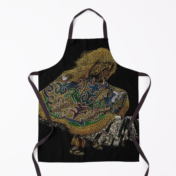 Item preview, Maracatu Rural Warrior - Intricate Brazilian Dotted Illustration designed and sold by AV.