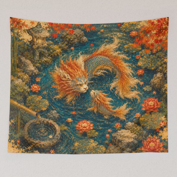 Item preview, Lion koi fish  designed and sold by Elisa Miller.