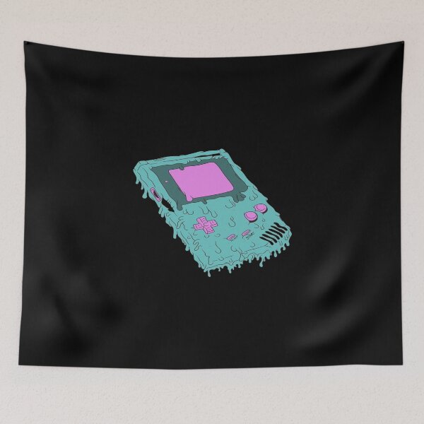 Item preview, Melting Retro Handheld Console | Slime Vaporwave Gaming Art designed and sold by West'Art.