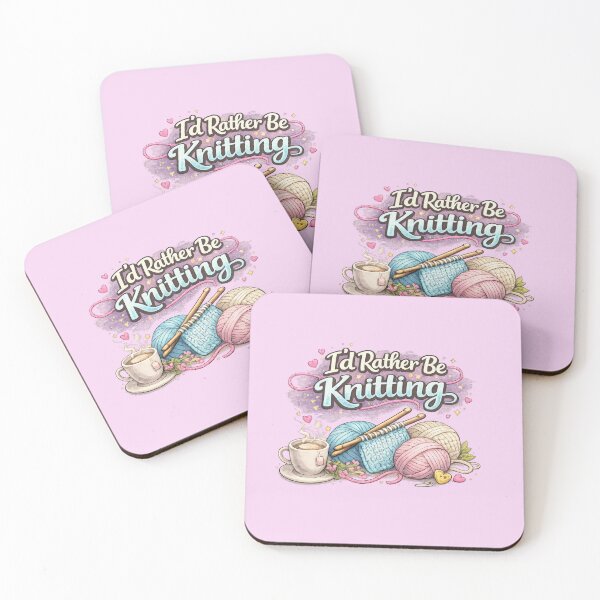 Item preview, I'd Rather Be Knitting designed and sold by Elisabeth Lucas.