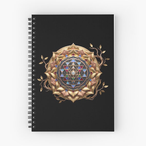 Item preview, Sacred Sri Yantra Designs Gold Mandala Art designed and sold by Digital Duniyah.