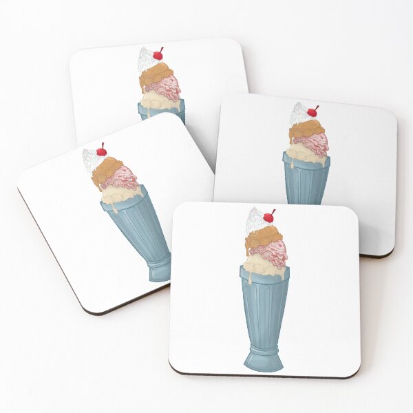 Item preview, Ice Cream Sundae Custard Pumpkin Strawberry Cheesecake Vanilla Bean Animated Drawing designed and sold by Komorebji.