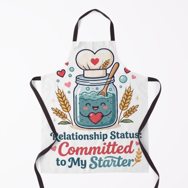 Item preview, Committed to My Starter Mug | Funny Sourdough Baker Quote | Sourdough Starter Coffee Cup | Bread Lover Gift designed and sold by Softbear Atelier.