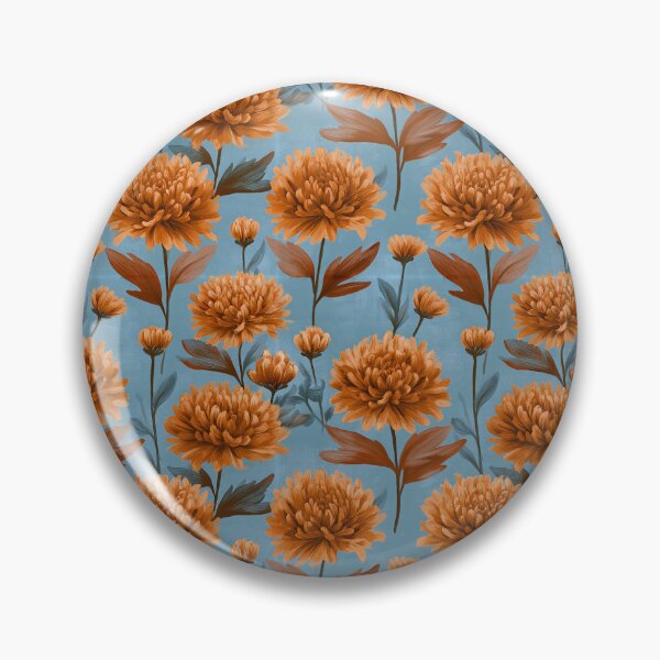 Item preview, Blooming Chrysanthemum Floral  - Flower Garden Pattern  - Housewarming Gifts designed and sold by RoyalStarsPatts.