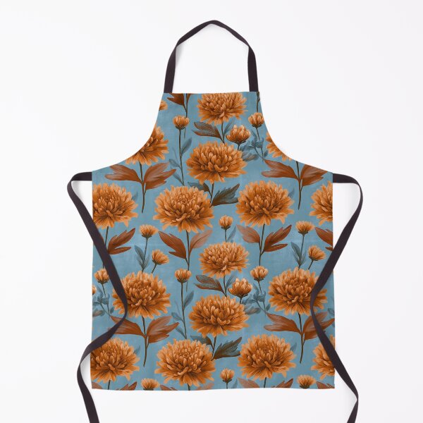 Item preview, Blooming Chrysanthemum Floral - Flower Garden Pattern - Housewarming Gifts designed and sold by RoyalStarsPatts.