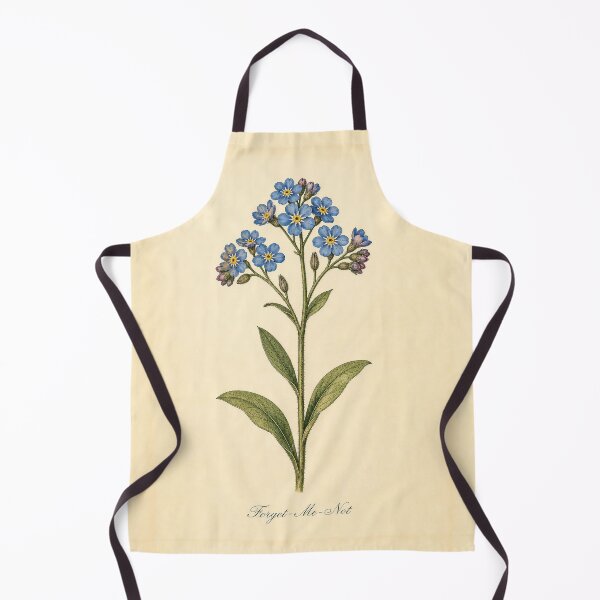 Item preview, Forget-Me-Not Vintage Botanical Flower Print designed and sold by NuvoraNest.