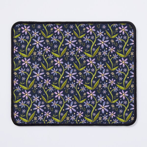 Item preview, Dancing Watercolor Daisies Midnight designed and sold by ginalouisalynn.