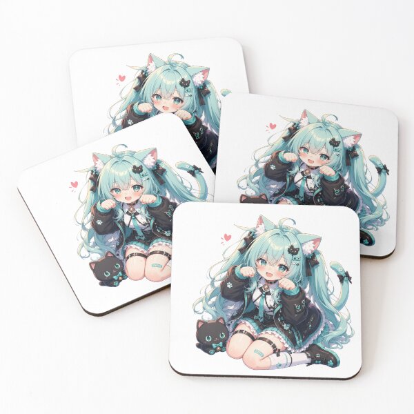 Item preview, Aqua Dreams – Mystical Water Anime Girl Mint NDE style designed and sold by Revyra Design .