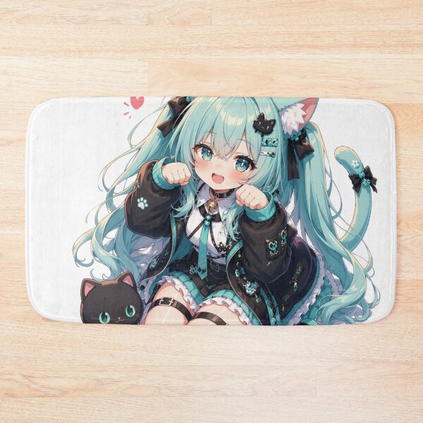 Item preview, Aqua Dreams – Mystical Water Anime Girl Mint NDE style designed and sold by Revyra.