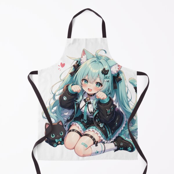 Item preview, Aqua Dreams – Mystical Water Anime Girl Mint NDE style designed and sold by Revyra Design .