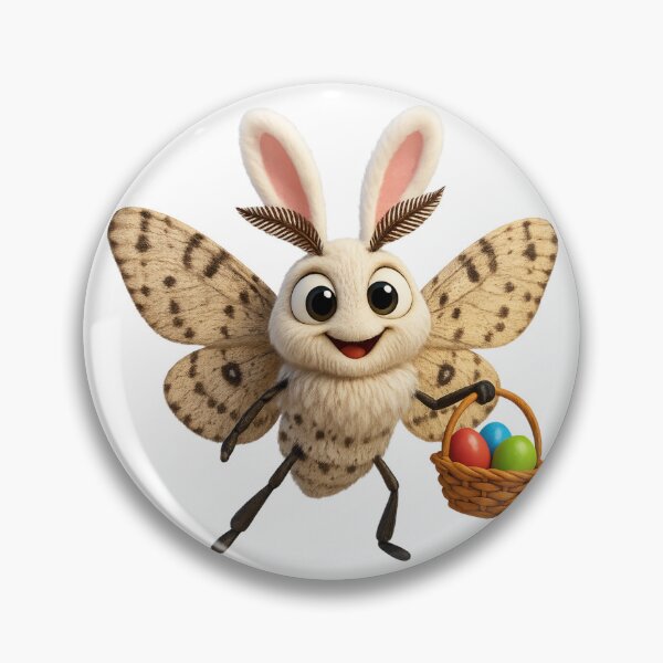 Item preview, Easter Spongy Moth designed and sold by Sillytoe.