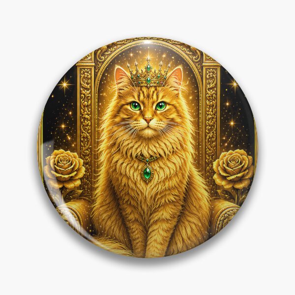 Item preview, The Empress Cat Tarot Card – Golden Empress designed and sold by thirtyonestars.
