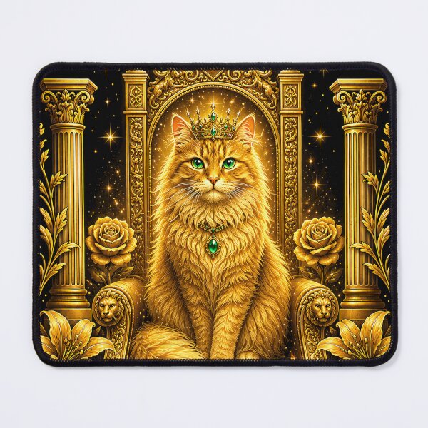 Item preview, The Empress Cat Tarot Card – Golden Empress designed and sold by thirtyonestars.