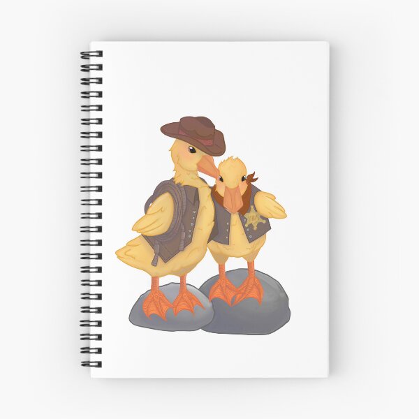 Item preview, Cowboy Duckling Duo Old Western Cartoon Cute Animal Sticker Card Babyshower designed and sold by Komorebji.