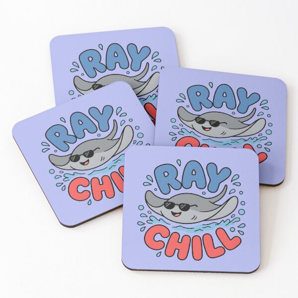 Item preview, Ray Chill – Cute Stingray with Sunglasses Design designed and sold by Sea Gem.