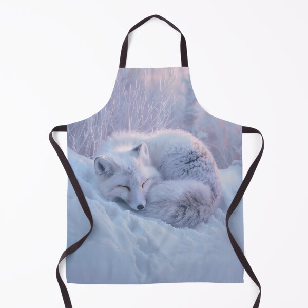 Item preview, Arctic Fox Curled in Snow, Wildlife designed and sold by GuildedWordGraphics.