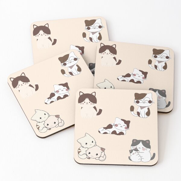 Item preview, Cute cat Chibi Cats Kawaii Kitten Collection Aesthetic designed and sold by Art IN Pack.