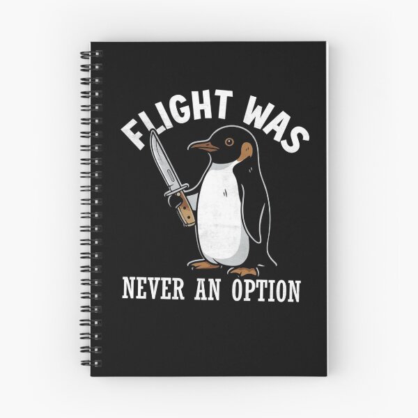 Item preview, Flight Was Never An Option - Funny Penguin Knife  designed and sold by Gbriel3.