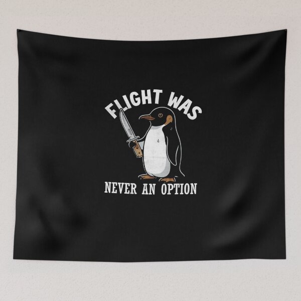 Item preview, Flight Was Never An Option - Funny Penguin Knife  designed and sold by Gbriel3.