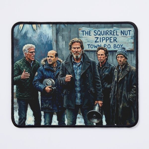 Item preview, The Amateurs Retro Comedy Squirel Nut Zipper Tribute Art Movie Poster designed and sold by Art's Diner.