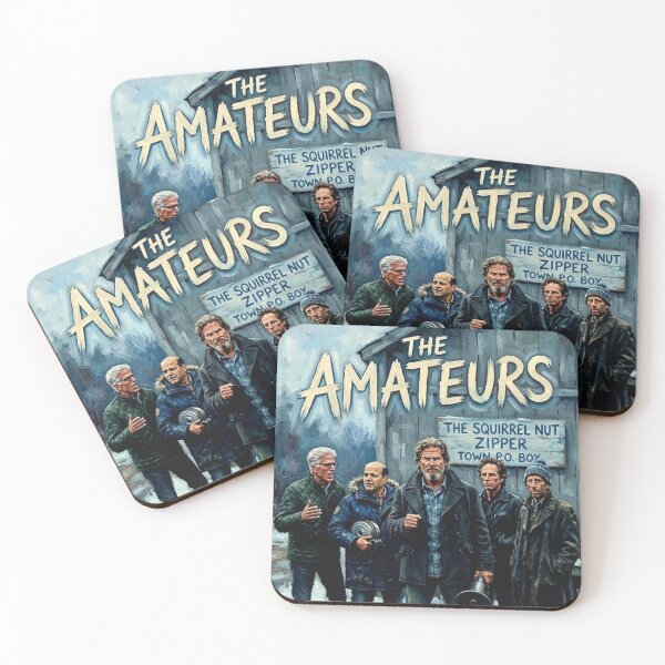Item preview, The Amateurs Retro Comedy Squirel Nut Zipper Tribute Art Movie Poster designed and sold by Art's Diner.