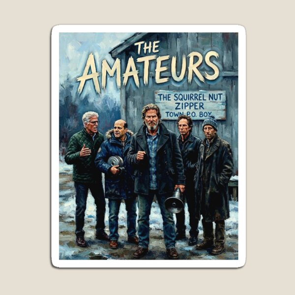 Item preview, The Amateurs Retro Comedy Squirel Nut Zipper Tribute Art Movie Poster designed and sold by Art's Diner.