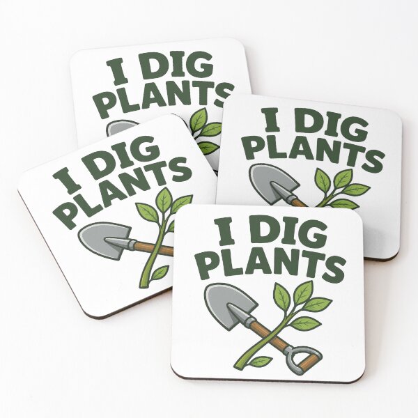 Item preview, I Dig Plants Funny Gardening designed and sold by EastEndTownie.