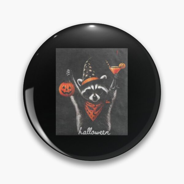 Item preview, Halloween Raccoon Witch Hat Cocktail Vintage designed and sold by DeLafroozdesign.