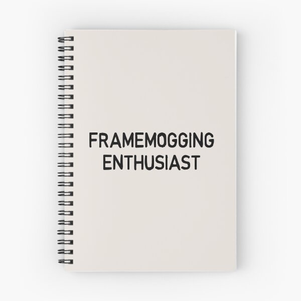 Item preview, FRAMEMOGGING ENTHUSIAST Manosphere Looksmaxxing Meme black designed and sold by TackyTime.