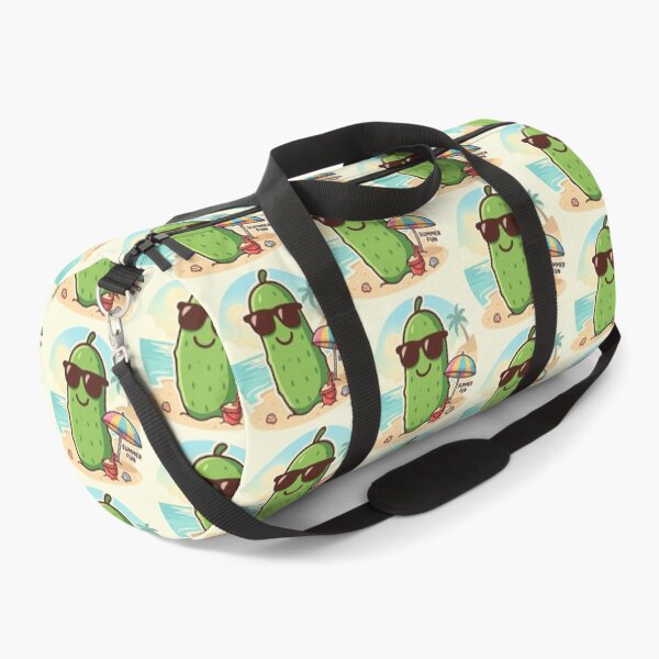 Item preview, Summer Pickle Beach Vacation Cartoon | Cute Kawaii Pickle Lover Gift | Funny Beach Shirt, Sticker, Mug & Vacation Design designed and sold by Basma Designs | Retro, Kawaii Shirts & Stickers.