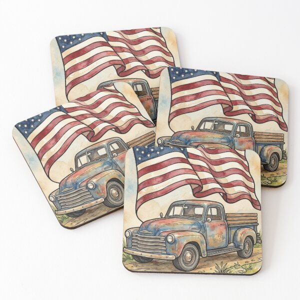 Item preview, Vintage pickup truck - opt 2 designed and sold by jlStopMedia.