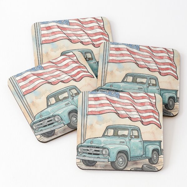 Item preview, Vintage pickup truck - opt 1 designed and sold by jlStopMedia.
