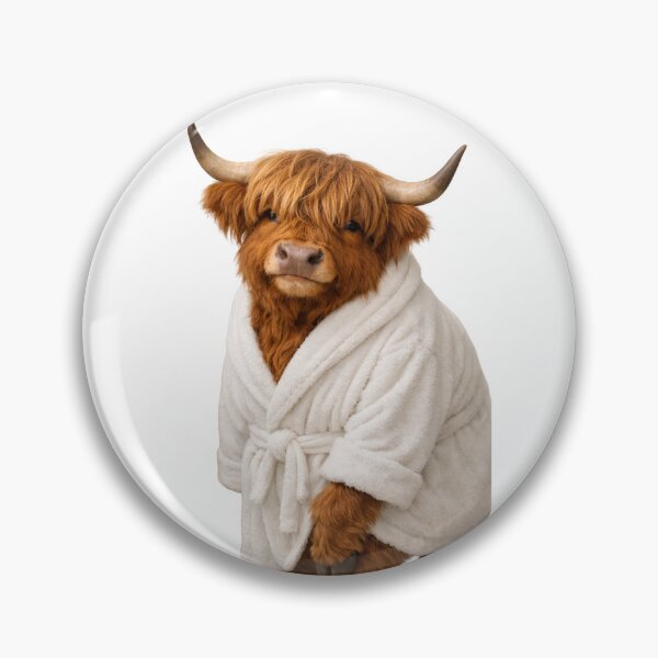 Item preview, Bathrobe Highland Cow designed and sold by Sillytoe.
