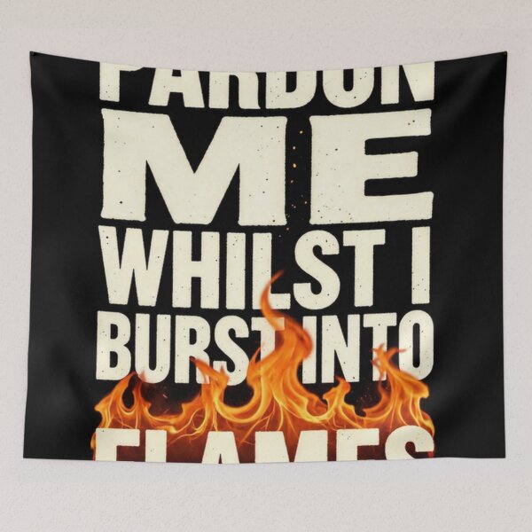 Item preview, Pardon me whilst I burst into flames // incubus  designed and sold by madseasonstudio.
