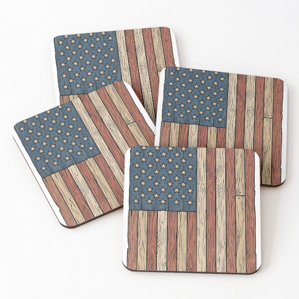 Item preview, Rustic wooden American flag designed and sold by jlStopMedia.