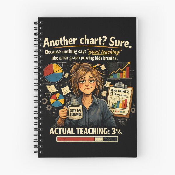 Item preview, Another Chart? Sure. Funny Teacher Shirt – Admin Data Humor for Educators designed and sold by Shadowframe Studios.